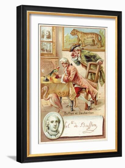 Georges-Louis Leclerc, Comte De Buffon, and Louis-Jean-Marie Daubenton, French Naturalists-null-Framed Giclee Print