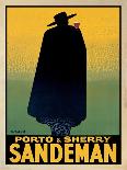 Sandeman Port, The Famous Silhouette-Georges Massiot-Framed Premium Giclee Print