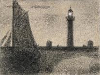 Study For 'The Channel at Gravelines, Evening', 1890-Georges Seurat-Giclee Print