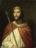 Saint-Louis reçoit à Saint-Jean d'Acre (Ptolémaïs) les envoyés de Rachid el Din Sinan, dit "le-Georges Rouget-Giclee Print