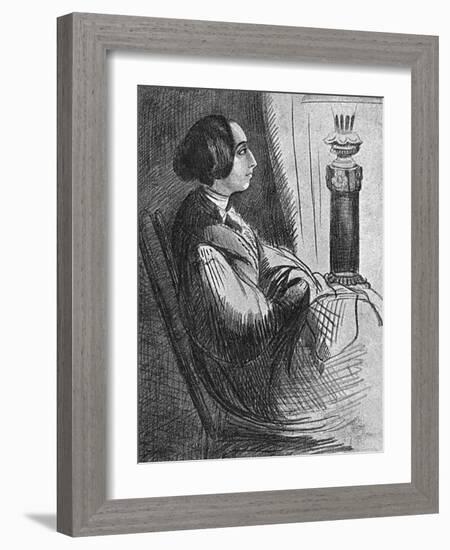 Georges Sand-Alfred de Musset-Framed Art Print