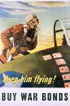 Keep Him Flying! Buy War Bonds Poster-Georges Schrieber-Giclee Print