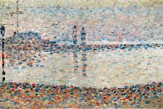 Man with a Pick, C.1883 (Crayon Conte)-Georges Pierre Seurat-Giclee Print