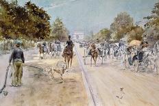 The Champs Elysees, Paris-Georges Stein-Giclee Print