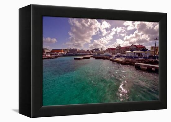 Georgetown Harbor Early Morning Cayman Islands-George Oze-Framed Premier Image Canvas