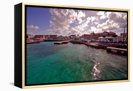 Georgetown Harbor Early Morning Cayman Islands-George Oze-Framed Premier Image Canvas