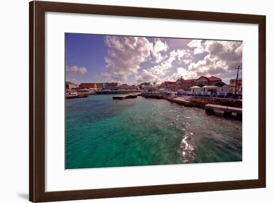 Georgetown Harbor Early Morning Cayman Islands-George Oze-Framed Photographic Print