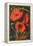 Georgetown, Texas - Corn Poppy Flowers-Lantern Press-Framed Stretched Canvas