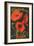 Georgetown, Texas - Corn Poppy Flowers-Lantern Press-Framed Art Print