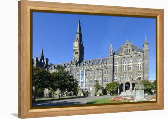 Georgetown University Main Building in Washington DC - United States-Orhan-Framed Premier Image Canvas