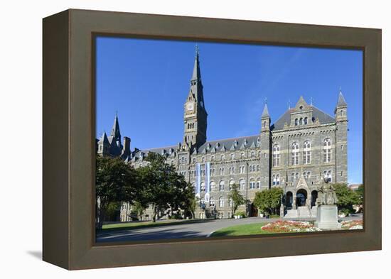 Georgetown University Main Building in Washington DC - United States-Orhan-Framed Premier Image Canvas