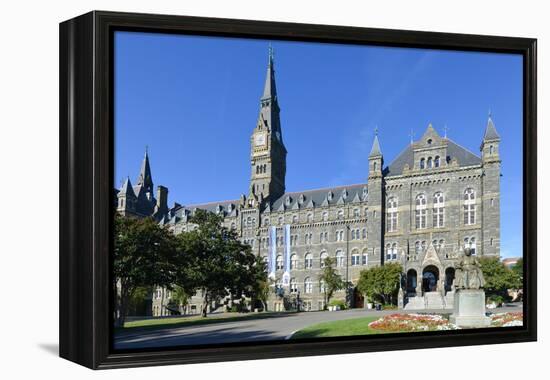 Georgetown University Main Building in Washington DC - United States-Orhan-Framed Premier Image Canvas