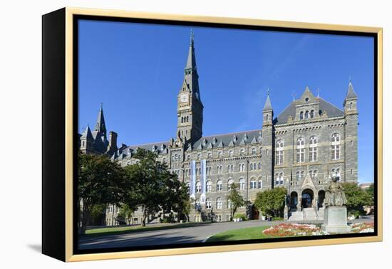 Georgetown University Main Building in Washington DC - United States-Orhan-Framed Premier Image Canvas