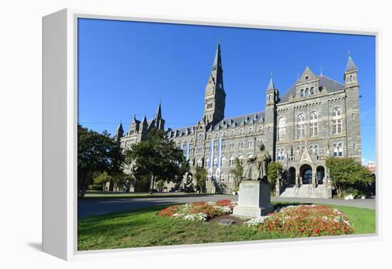 Georgetown University Main Building in Washington DC - United States-Orhan-Framed Premier Image Canvas