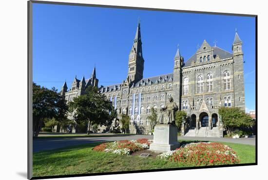 Georgetown University Main Building in Washington DC - United States-Orhan-Mounted Photographic Print