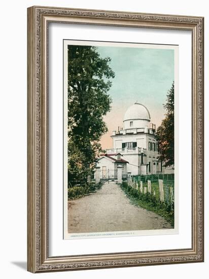 Georgetown University Observatory-null-Framed Art Print