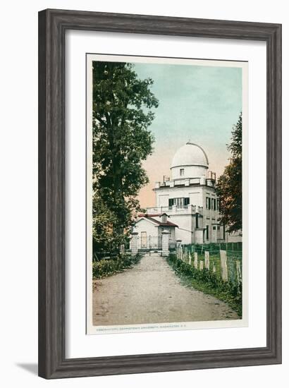 Georgetown University Observatory-null-Framed Art Print