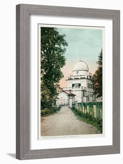 Georgetown University Observatory-null-Framed Art Print