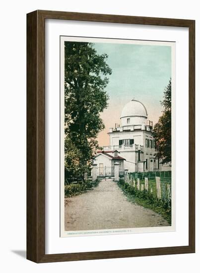 Georgetown University Observatory-null-Framed Art Print