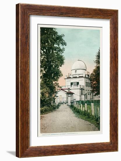 Georgetown University Observatory-null-Framed Art Print