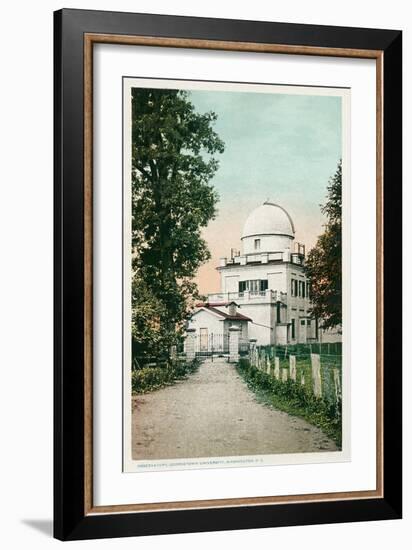 Georgetown University Observatory-null-Framed Art Print