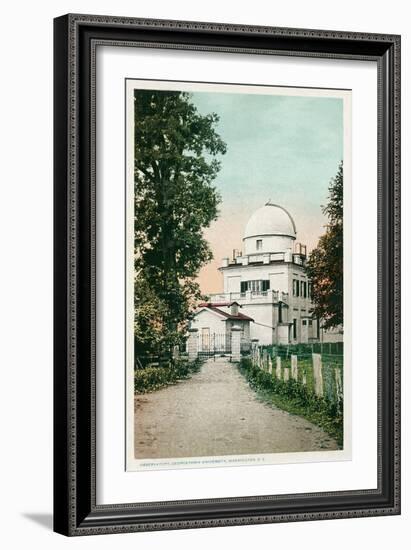 Georgetown University Observatory-null-Framed Art Print