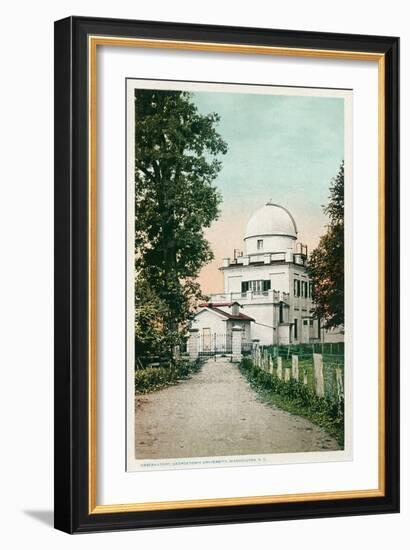 Georgetown University Observatory-null-Framed Art Print