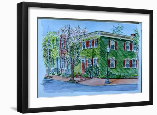 Georgetown, Washington, D.C.-Anthony Butera-Framed Giclee Print