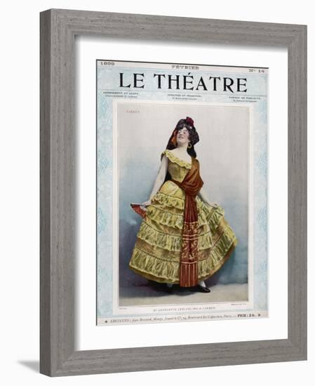 Georgette Leblanc French Opera Singer, in the Role of Carmen-null-Framed Photographic Print