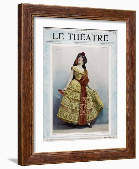 Georgette Leblanc French Opera Singer, in the Role of Carmen-null-Framed Photographic Print