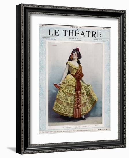 Georgette Leblanc French Opera Singer, in the Role of Carmen-null-Framed Photographic Print