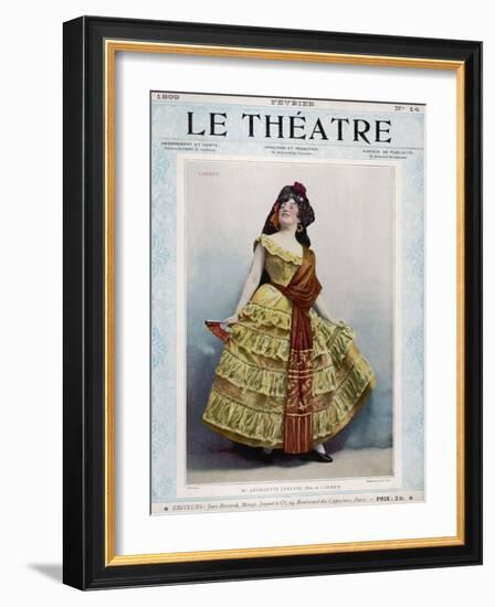 Georgette Leblanc French Opera Singer, in the Role of Carmen-null-Framed Photographic Print