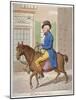 Georgey A' Cock-Horse, 1851-James Gillray-Mounted Giclee Print