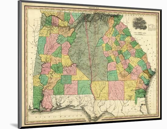 Georgia and Alabama, c.1823-Henry S^ Tanner-Mounted Art Print