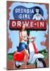 Georgia Girl - Drive in-Jason Stillman-Mounted Art Print