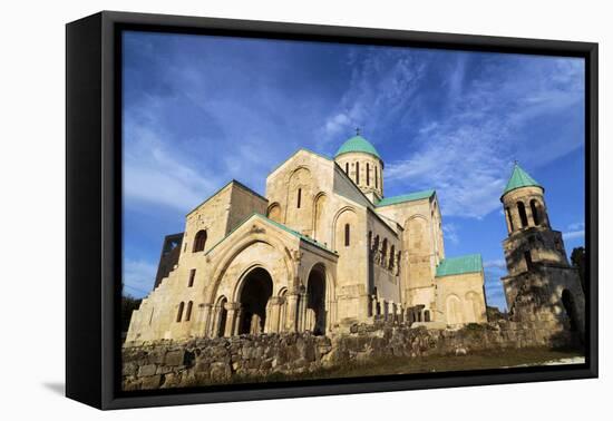 Georgia, Kutaisi. Bagrati Cathedral and Remains of it's Wall-Alida Latham-Framed Premier Image Canvas