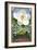 Georgia - Magnolia-Lantern Press-Framed Art Print