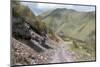 Georgia, Mtskheta, Juta. A Van Travelling Along a Dirt Road in a Valley-Alida Latham-Mounted Photographic Print