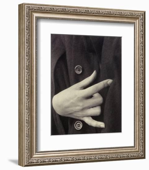 Georgia O'Keeffe: A Portrait (3), 1918-Alfred Stieglitz-Framed Art Print