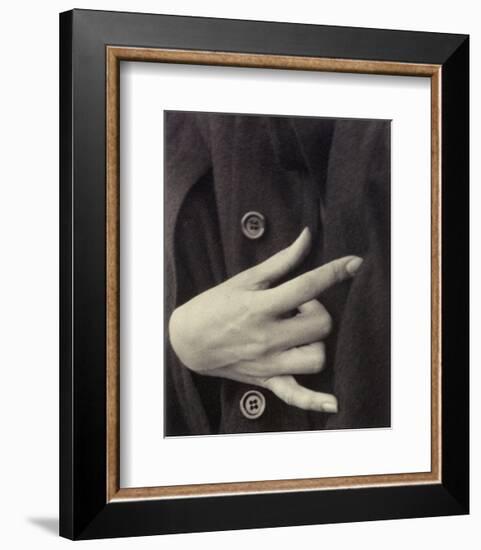 Georgia O'Keeffe: A Portrait (3), 1918-Alfred Stieglitz-Framed Art Print