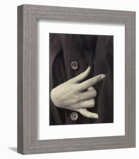 Georgia O'Keeffe: A Portrait (3), 1918-Alfred Stieglitz-Framed Art Print