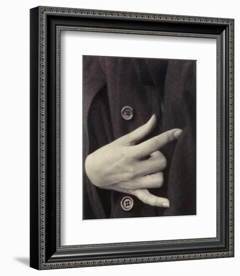 Georgia O'Keeffe: A Portrait (3), 1918-Alfred Stieglitz-Framed Art Print