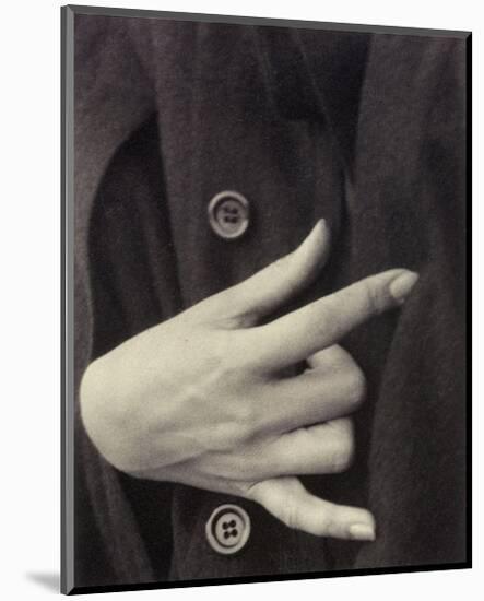 Georgia O'Keeffe: A Portrait (3), 1918-Alfred Stieglitz-Mounted Art Print