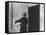 Georgia O'Keeffe Carrying a Basket-John Loengard-Framed Premier Image Canvas