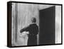 Georgia O'Keeffe Carrying a Basket-John Loengard-Framed Premier Image Canvas