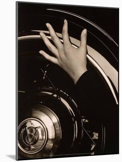 Georgia O’Keeffe, Hand on Back Tire of Ford V8, 1933-Alfred Stieglitz-Mounted Art Print