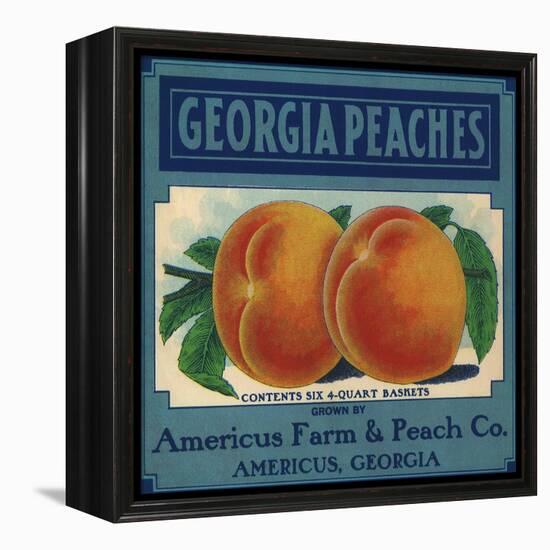 Georgia Peaches-null-Framed Premier Image Canvas