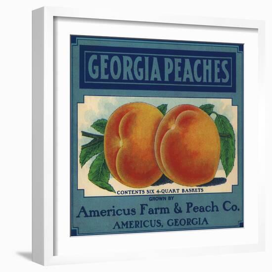 Georgia Peaches-null-Framed Giclee Print