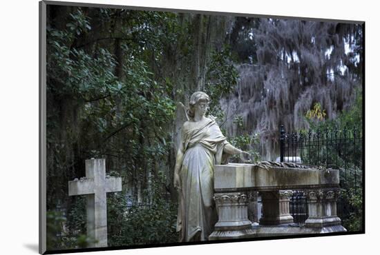 Georgia, Savannah, Bonaventure Cemetery, Famous For Its Beautifully Appointed Tombs Adorned With An-John Coletti-Mounted Photographic Print