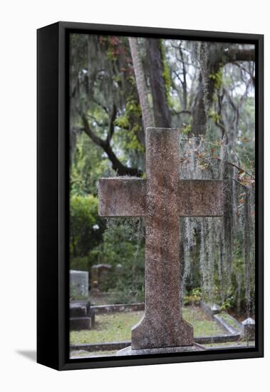 Georgia, Savannah, Bonaventure Cemetery-Walter Bibikow-Framed Premier Image Canvas